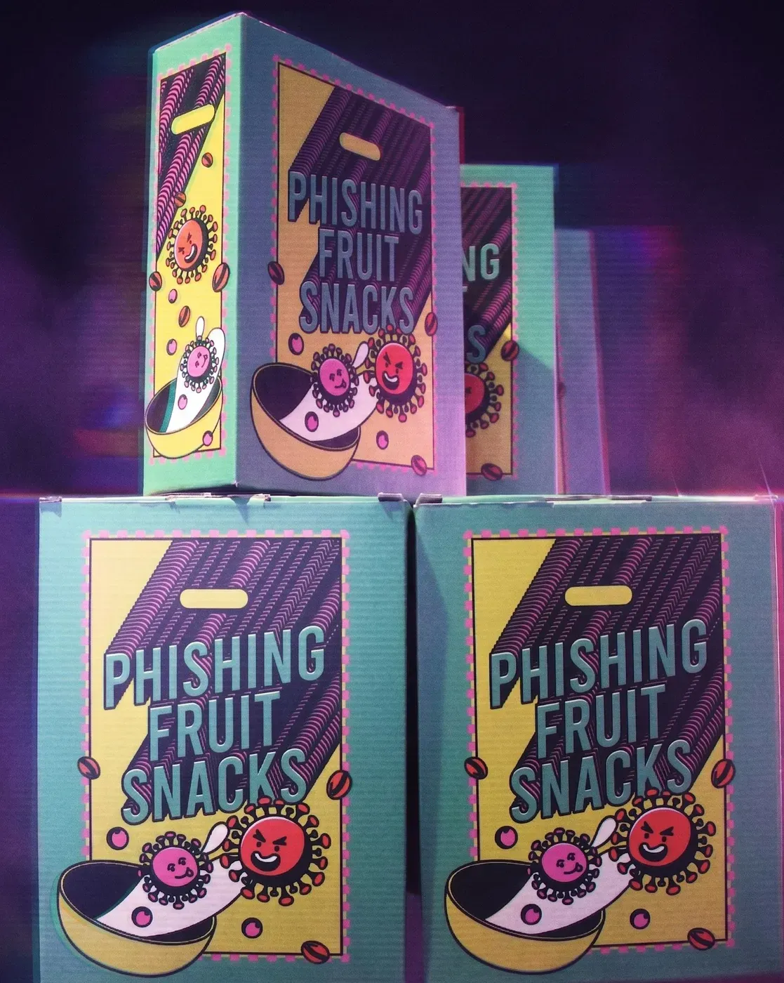 A pop up station at a corporate event