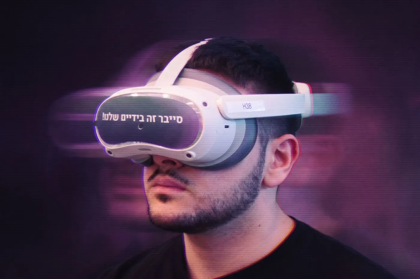 VR training at a corporate event