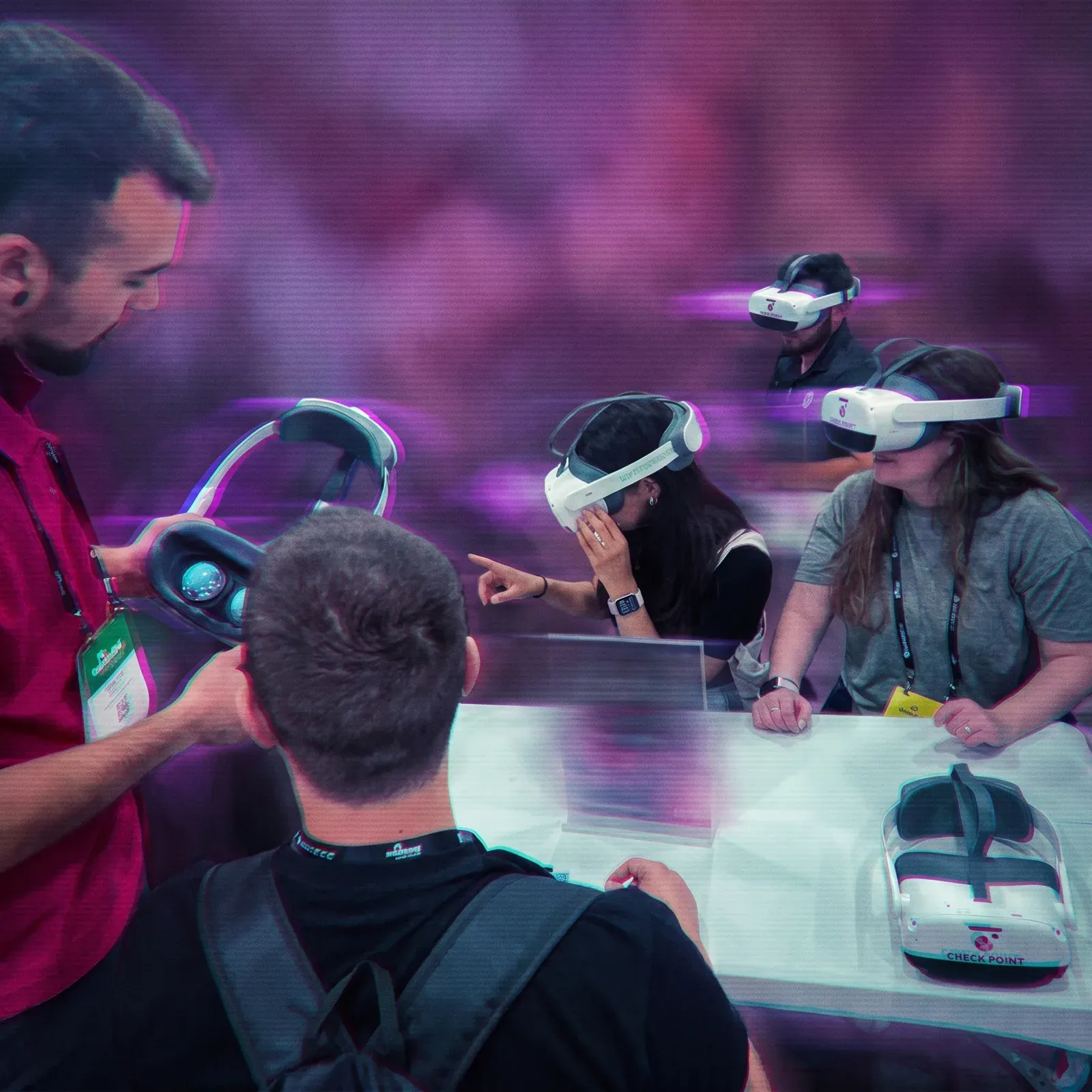 A VR station